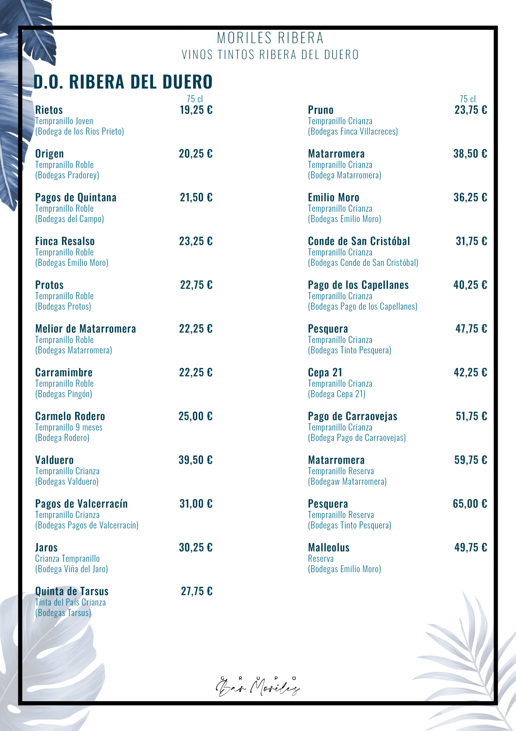 MR 019 (Vinos Ribera del Duero)