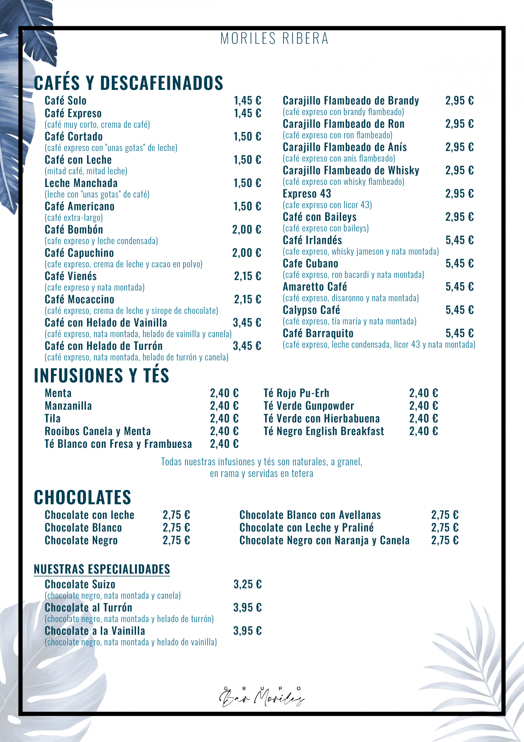 MR 009 (Cafés, Tes e infusiones)