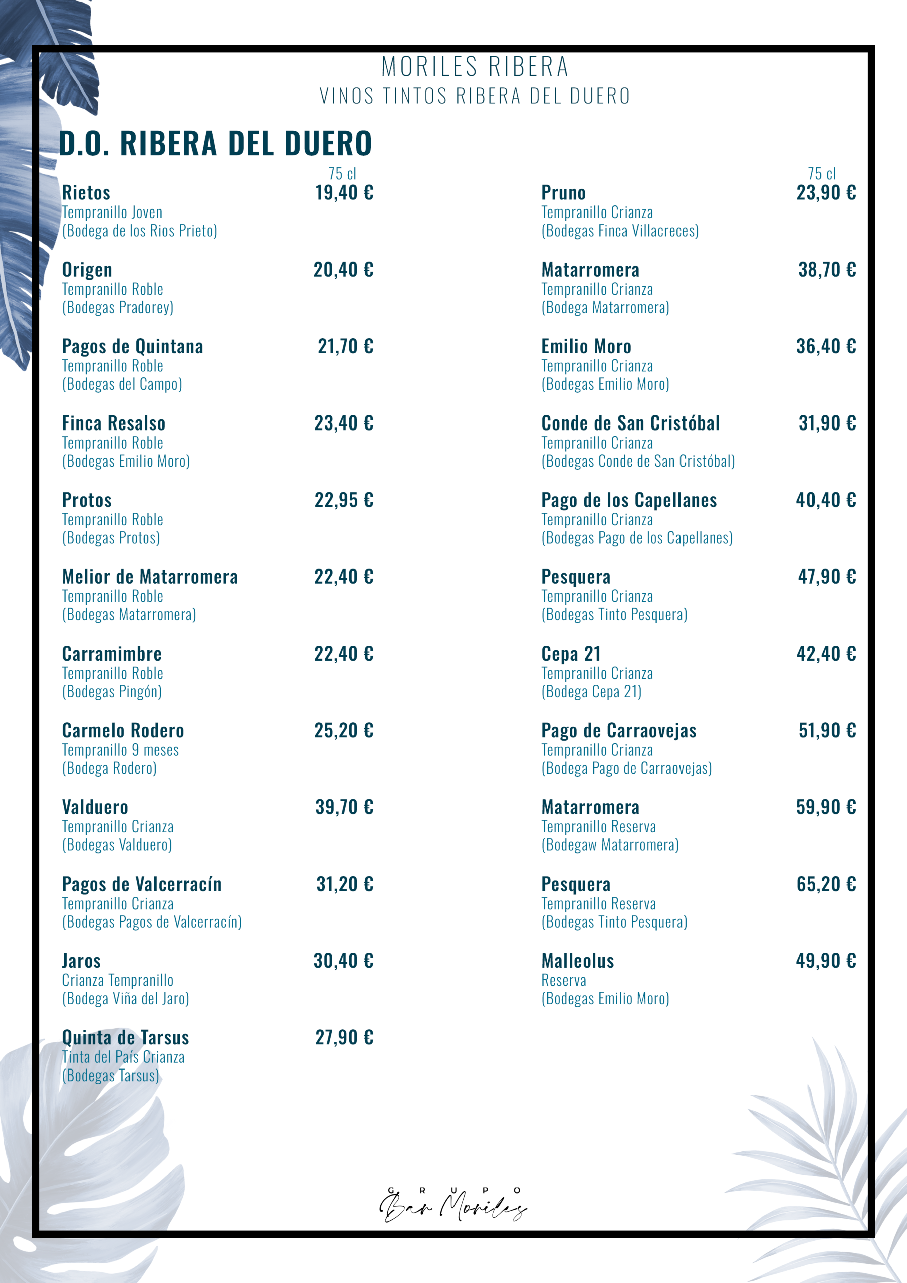 MR 019 (Vinos Ribera del Duero)