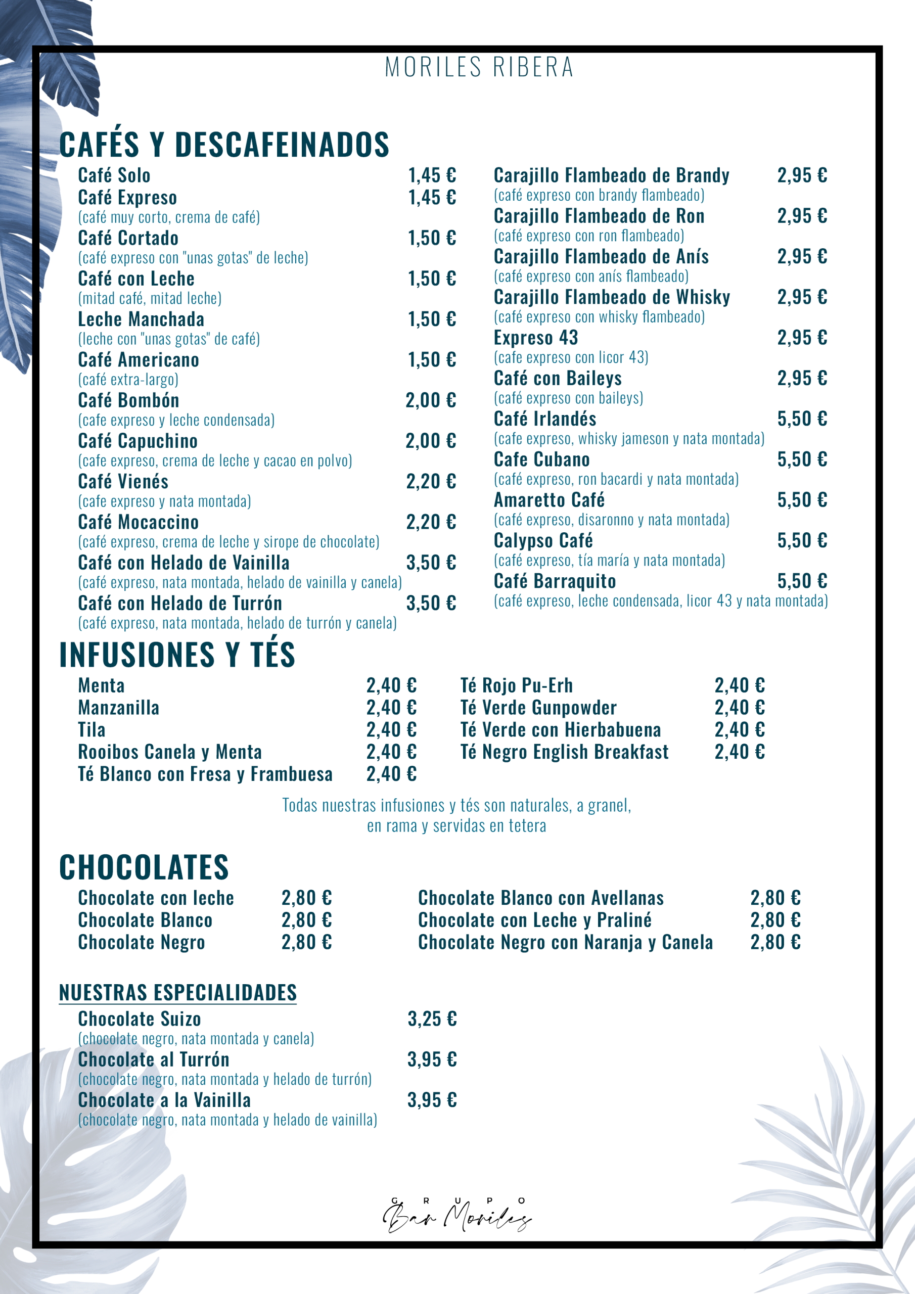 MR 009 (Cafés, Tes e infusiones)
